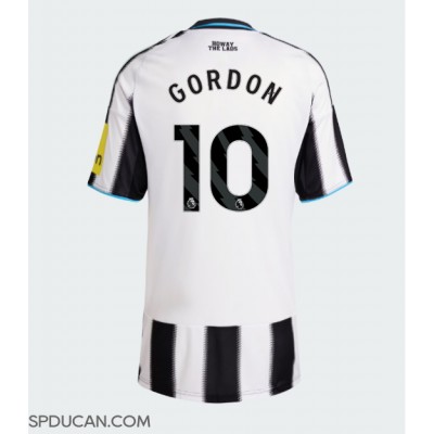 Zenski Nogometni Dres Newcastle United Anthony Gordon #10 Domaci 2025-26 Kratak Rukav Zenski Nogometni Dres Newcastle United Anthony Gordon #10 Domaci 2025-26 Kratak Rukav